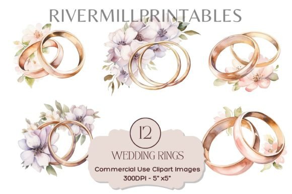 Elevate Your Designs with Wedding Bands Clipart