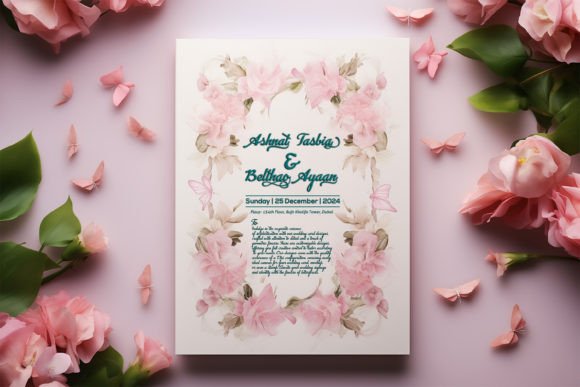 The Understated Elegance of a Pink Wedding Invitation