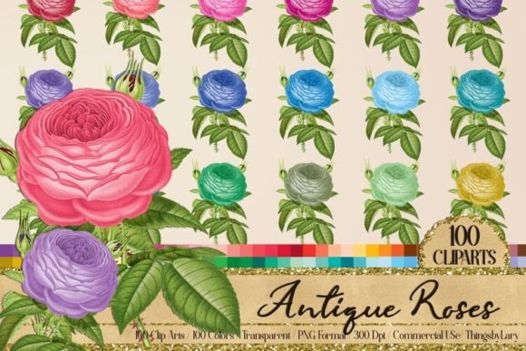 Vintage Ephemera Wedding Rose PNG: A Designer's Asset