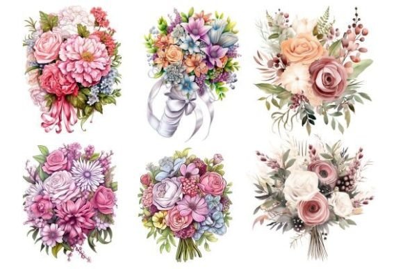 Watercolor Wedding Flowers Bouquet: A Designer's Floral Toolkit