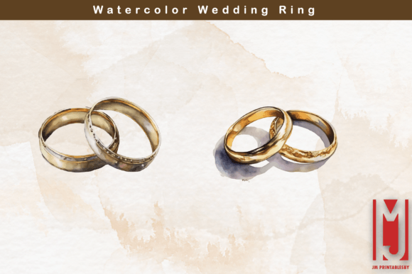 Watercolor Wedding Ring: A Font That Paints a Picture