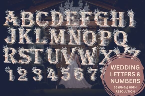 Wedding Alphabet Letters: A Complete Design Asset Review